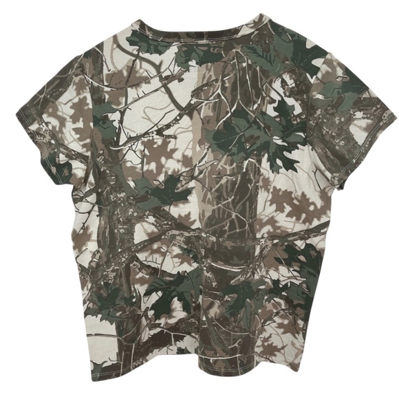 NWOT Coors Tree Leaf Camo Print Shirt Women's XL - Picture 2 of 6